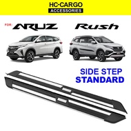 Perodua Aruz Toyota Rush Heavy Duty Door Side Step Running Board Aluminium Stand Weight Standard Design (up to 100kg)