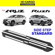 Perodua Aruz Toyota Rush Heavy Duty Door Side Step Running Board Aluminium Stand Weight Standard Des