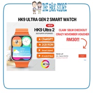 HK9 ULTRA 2 49MM Smart Watch Amoled Display 2Gb Storage Local Music Dynamic Island ChatGPt Heart Rat