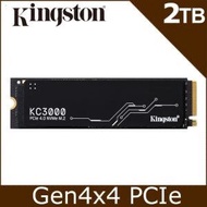 全新未開封Kingston KC3000 2TB PCIe 4.0 x4 NVMe M.2 2280 SSD (SKC3000D/2048G)