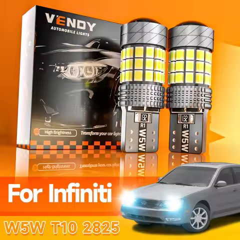 2x LED Clearance Light Lamp Bulb W5W T10 Canbus For Infiniti G35 G37 G25 Q45 QX56 FX45 FX50 FX37 M45