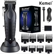 Kemei ปัตตาเลี่ยนไฟฟ้า KM-2296 พร้อมฐานหัวน้ํามัน USB สําหรับปัตตาเลี่ยนตัดผม/YOUPIN