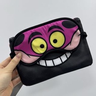 日本 DISNEY Alice in Wonderland Cheshire Cat 妙妙貓 主顯 旅行 睡眠 眼罩 收納袋
