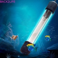 BACK2LIFE Fish Tank UV Sterilization Lamp, EU/US Plug 3/5/7/9/13W UV Disinfection Lamp, Submersible 