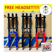 20" DOUBLE FORK Lajak Fork Basikal Lajak 20" (Free Headset)