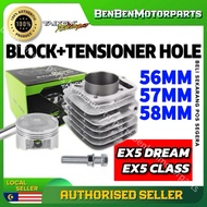 ORI TAIKOM EX5 DREAM / EX5 CLASS PNP DREAM RACING BLOCK BLOK KGH PISTON WITH TENSIONER HOLE 56MM 57M
