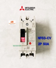 MITSUBISHI MCCB NF63-CV 2P 32A40A50A63A เซอร์กิตเบรกเกอร์ 2 สาย 32-63 แอมป์