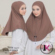 IK Hijab Siria Daily + Inner Matt. Jersey joya premium Soft Thick Not See-through