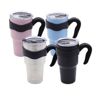 P_7C432F Stainless steel warm and cold handle straw tumbler 900ml (4 colors)