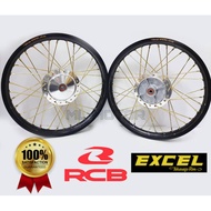 EX5 DREAM TAKASAGO EXCEL ASIA ALLOY RIM, RACING BOY LIDI/SPOKE HUB DIAMOND POLISH ORIGINAL