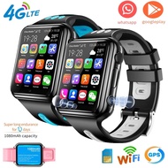 4G Kids Smart Watch Phone GPS Tracker 1080Mah Dual Camera Waterproof Whatsapp Facebook Video Call Play Music Children Smartwatch