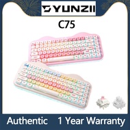 yunzii C75 Customized RGB hot plug of the third mock examination wireless keyboard