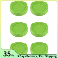 6 Pack Sprouting Jar Strainer Lids - Wide Mouth Jar Screen Sprouting Kit Lids - for Growing Bean, Br