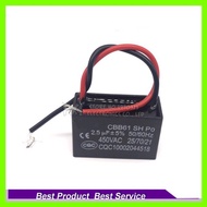 Fan Capacitor 2.5uf / CBB61 / Fan Motor Capacitor 450V /