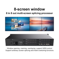 TV Video Wall Processor HD Controller 8x8 HDCP 1920x1080P60Hz 8 Input 8 Out HDMI Matrix Switcher Spl