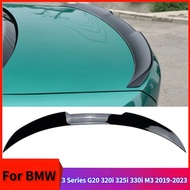 Car Tail Wings Fixed Wind Spoiler for BMW 3 Series G20 320i 325i 330i M3 2019-2023 Rear Wing Auto Bo