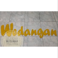 Custom Mdf Wood Removable Letter/ Nameplate 35 cm Front Letter Height 8 letter number/
