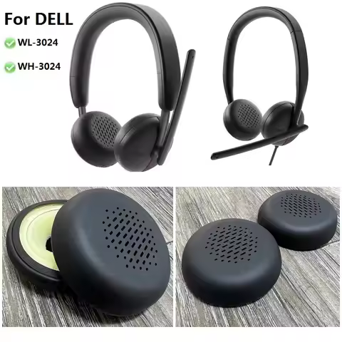 Original Ear Pads 65mm For Dell WL-3024 WH-3024 Headphones replacement earmuff ear pillow ear covers