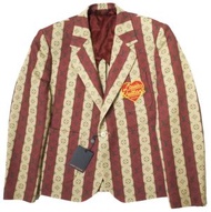 LOUIS VUITTON x NIGO 22SS 特別版義大利製造 Monogram Trunk 條紋口袋夾克 RM221M I94 HMJ02E 52 Grenacine 1B 訂製外套 [近全新