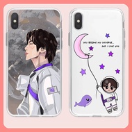 Bts Jin Wootteo The Astronaut Phone Case Case Samsung Galaxy A30 A52G A325G A30S A50 A50S Transparent Soft Silicone Phone Cover Cases