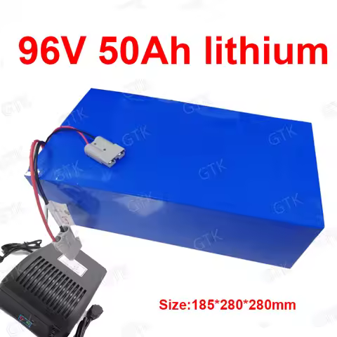 96V 60Ah 100Ah 200Ah Li-ion lithium battery Pack 300A 400A BMS for solar inverter ，Club Car ，Golf Ca