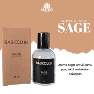Parfum GEAMOORE Basic Club 50 ML BPOM (Spray) /GROSIR Parfum BASICCLUB - Sage