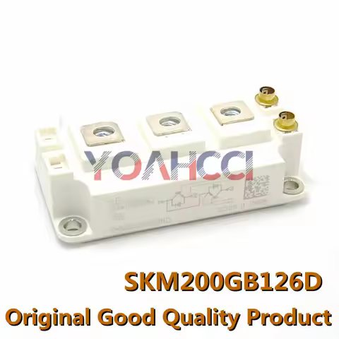SKM200GB126D (1piece) Free Shippiing IGBT Module Transistor, N Channel, 260A, 2.15V, 220W, 1.2kV, SE