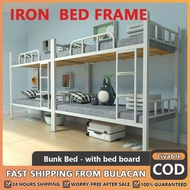 Double decker bed frame Staff dormitory single double deck frame	Double bunk bed with stairs Bunk bed for adult