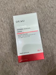 誠可議［全新］DR.WU 杏仁酸亮白換膚精華 18%30ml