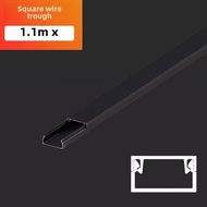 PVC Trunking Surface-Mounted For Home Square Plastic Wire Finishing through Trunking Self-Adhesive I