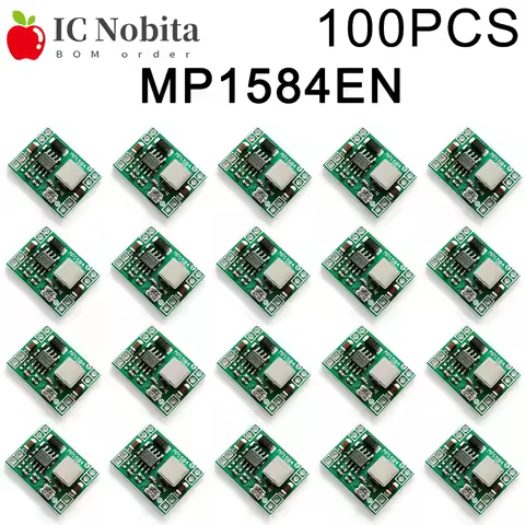 100PCS MP1584EN LM2596s MP1584 Adjustable 3A DC-DC Converter Step Down Voltage Regulator Module Repl