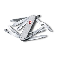 VICTORINOX Mini Champ ALOX Silver Swiss Army Knife Multi-Tool with 15 Functions, Orange Peeler, Cuti