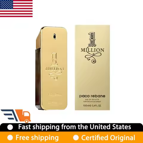 Rabanne 1 Million Eau de Parfum Spray for Men 100 ML Original Premium Perfumes Lasting Woody Spicy P