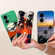 For Tecno Camon 19 CI6n Case Fashion Sunset Camera Protection Soft Silicone Cover For Tecno Camon 19