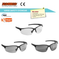 VIPER High UV Impact Resistant Men & Ladies Clear Smoke Cycling Safety Eyewear Spectacles Glasses PR