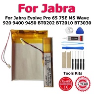 14192-00 AHB392128 AHB472625PLT 401030 HSC100W Battery For Jabra Evolve Pro 65 75E MS Wave 920 9400 