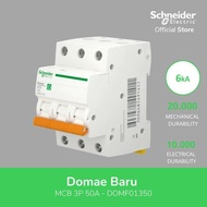 SCHNEIDER ELECTRIC DOMAE MCB 3P C 50A 6000A Original AND TRUSTED
