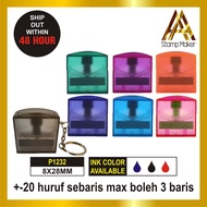 Keychain Stamp Cop Nama Stamp Cop Name Cop Self Ink Stamp Pre Ink Stamp Nurse Stamp Cop Jururawat