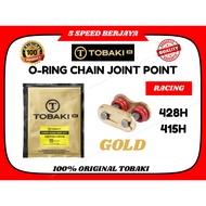 TOBAKI RACING O-RING CHAIN JOINT CLIP 415H 428H KLIP RANTAI MOTOR