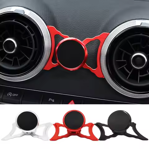 For Audi A3 S3 RS3 8V 8P Car Phone Bracket Q2 SQ2 Air Vent Mount Car Magnet Holder 360 Rotatable Sup