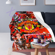 xzx180305  2024 Premier League Design Multi Size Blanket Manchester-United Soft and Comfortable Blanket 10