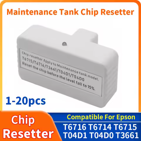 1-20PCS T6714 Waste Ink Maintenance box chip resetter for epson WF-C878R C879 C8690 C869R C8610 C819