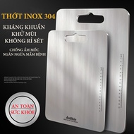 Thớt inox 304 - kháng khuẩn khử mùi cường lực chống nấm mốc - trọn đời không han gỉ - thớt inox SUS3