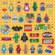Super Mario Lego  Toy Story 小朋友獎勵貼紙 （內有32張不同款）防水貼紙，可貼行李箱，雪櫃，頭盔，手提電腦，電話，滑板車，電單車