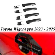 Toyota Wigo/Agya 2023 - 2025 New Door Handle Bowl Cover Exterior Car Accessories Garnish Trim