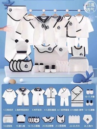 British Next Vlone Baby Clothes Set Newborn Gift Box Summer Newborn Baby Meet in Full Month Gift