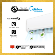 (Klang Valley) Midea 1.0hp, 1.5hp, 2.0hp, 2.5hp Inverter Aircond Xtreme Save MSXS Air Conditioner