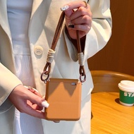 Suitable for Glory magicvflip2 Bag Central Axis Hinged Phone Case Premium Melade Brown V Flip2 Lanya