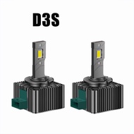 D2S ไฟหน้ารถ Led D4S 35Wcanbus หลอดไฟ CSP D1S D3S D5S D8S Led 30000LM สว่างมาก D2R D4R เทอร์โบอัตโนม