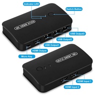 4K HDMI KVM Switch - control 4 computers at one time &HDMI KVM SWITCH 3840*2160/30Hz manual auto 2 p